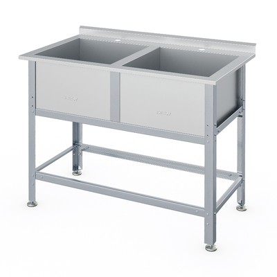 Ванна моечная ВСМ-Б-2.700-1-02 (ВМ-2/700 с бортом)