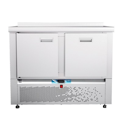 Стол холодильный Abat СХС-70Н-01 (дверь, ящик 1) с бортом