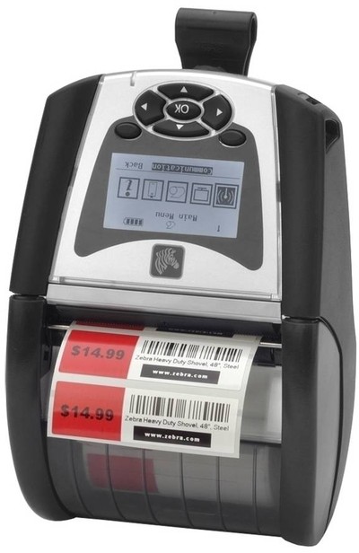 Принтер штрих-кода мобильный Zebra QLn-320