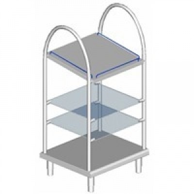 Прилавок для подносов Electrolux ZLTQ08BBTC 330271