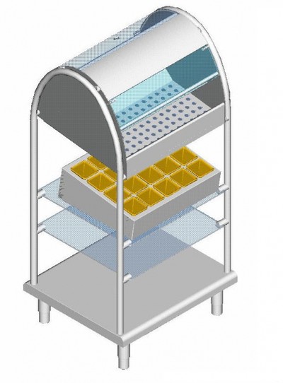 Прилавок для подносов Electrolux ZLTQ08BTC 330270