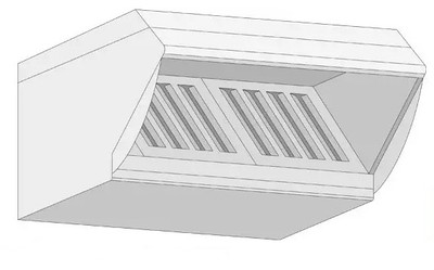 Зонт вытяжной для пароконвектомата Rational ГАЗ 61 / 101