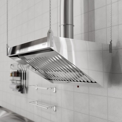 Зонт вытяжной нержавеющий Финист ЗВН-02 (1500х1200х400)